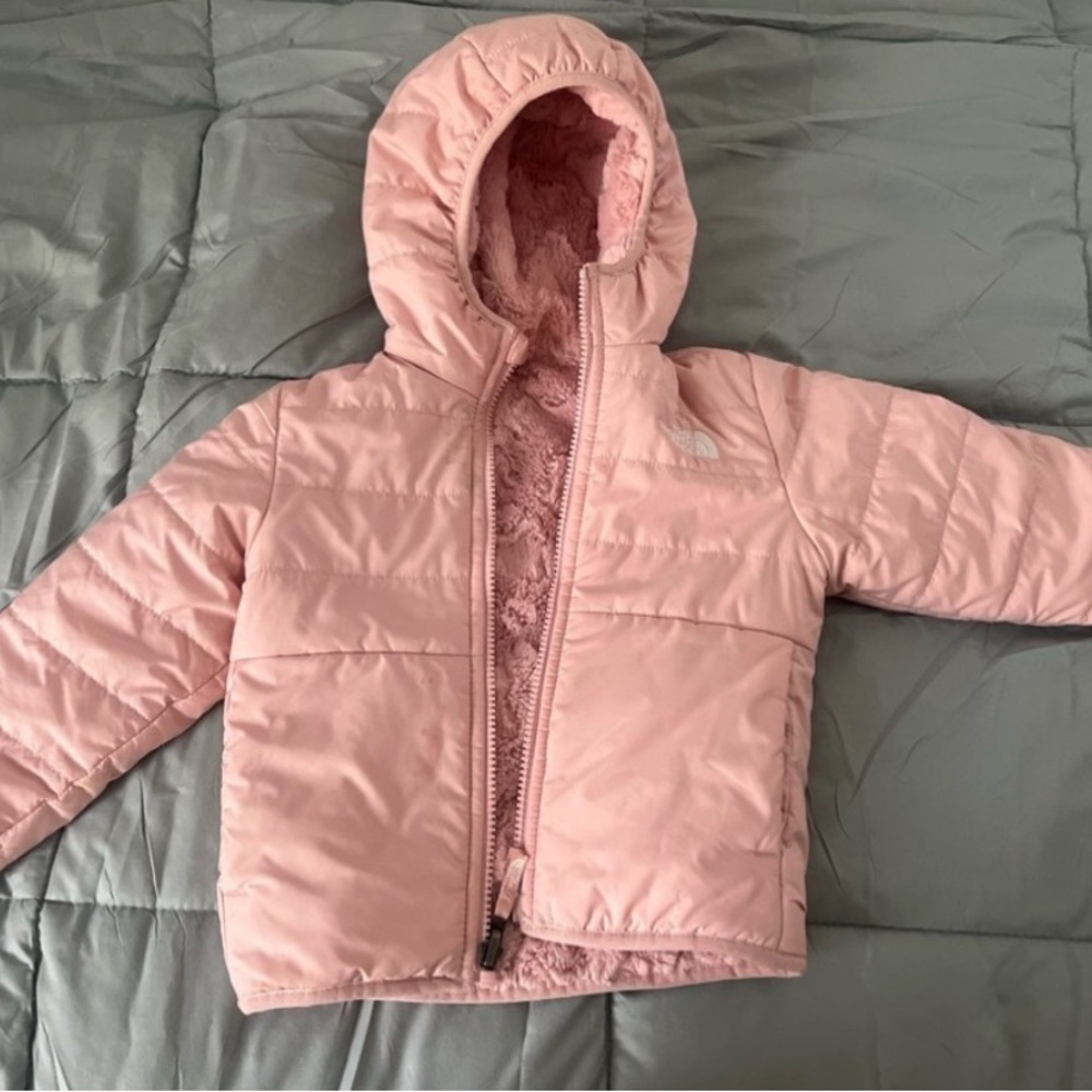 The North Face Kids Pink Puffer Jacket
